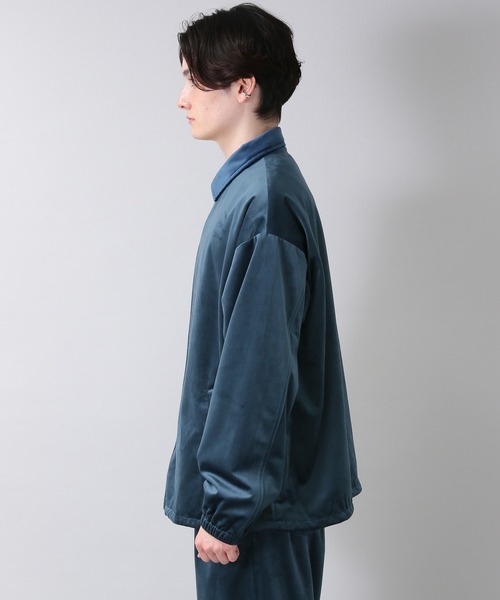 RAGEBLUE(レイジブルー)の「ラグベルコーチジャケット<セットアップ着用可能>/229421(ブルゾン・メンズ・パープル/ブルー/ベージュ/ブラック・FREE)」の6枚目の写真