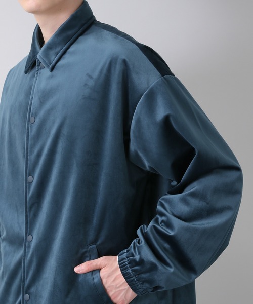 RAGEBLUE(レイジブルー)の「ラグベルコーチジャケット<セットアップ着用可能>/229421(ブルゾン・メンズ・パープル/ブルー/ベージュ/ブラック・FREE)」の13枚目の写真