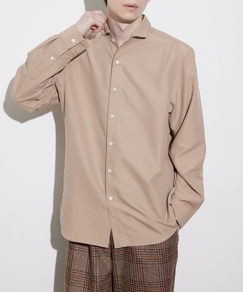 JUNRED(ジュンレッド)の「セミワイドカラーシャツ(シャツ/ブラウス・メンズ・ベージュ/ホワイト/ブルー系その他4・L/M/LL)」の11枚目の写真