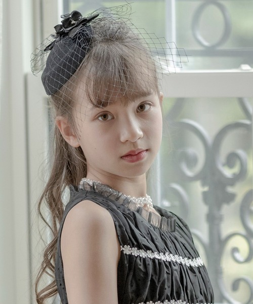 Catherine Cottage（キャサリンコテージ）の「トークハット（その他ヘアアクセサリー・キッズ・ホワイト/ブラック・FREE）」の12枚目の写真