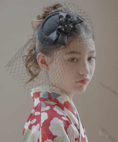 Catherine Cottage（キャサリンコテージ）の「トークハット（その他ヘアアクセサリー・キッズ・ホワイト/ブラック・FREE）」の11枚目の写真