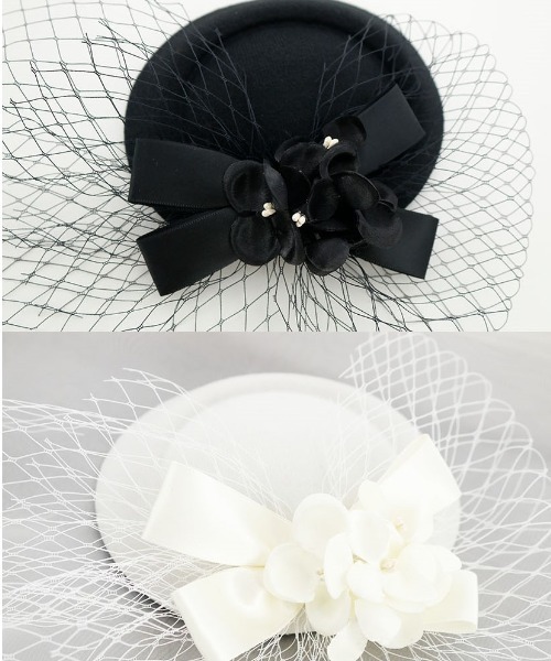 Catherine Cottage（キャサリンコテージ）の「トークハット（その他ヘアアクセサリー・キッズ・ホワイト/ブラック・FREE）」の17枚目の写真