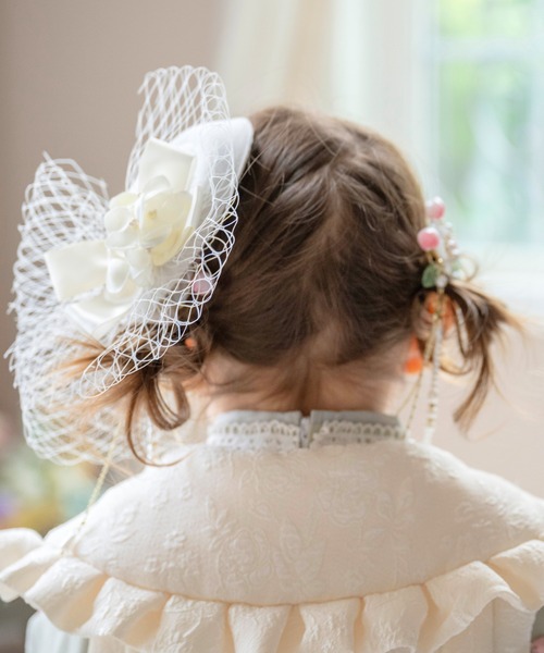 Catherine Cottage（キャサリンコテージ）の「トークハット（その他ヘアアクセサリー・キッズ・ホワイト/ブラック・FREE）」の20枚目の写真