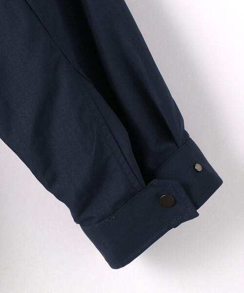 green label relaxing（グリーンレーベルリラクシング）の「TAIONインナーダウン付き BIWATEX フード ブルゾン -ウォッシャブル・撥水-（マウンテンパーカー・メンズ・ライトブルー/ブラック・L/XL/S/M）」の4枚目の写真