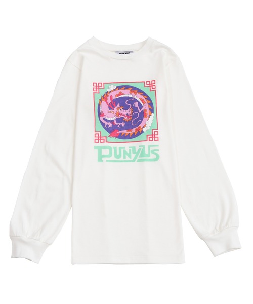 PUNYUS(プニュズ)の「ドラゴンロンT(Tシャツ/カットソー・レディース・ブラック/ホワイト/ライトピンク・2/1/4/3)」の12枚目の写真