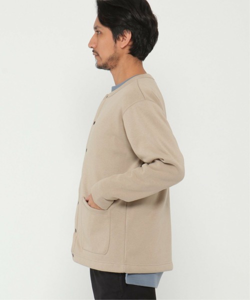 ikka(イッカ)の「裏フリースクルーネックカーデ 2(カーディガン/ボレロ・メンズ・グレー/ネイビー/ベージュ・S/M/L/XL)」の13枚目の写真