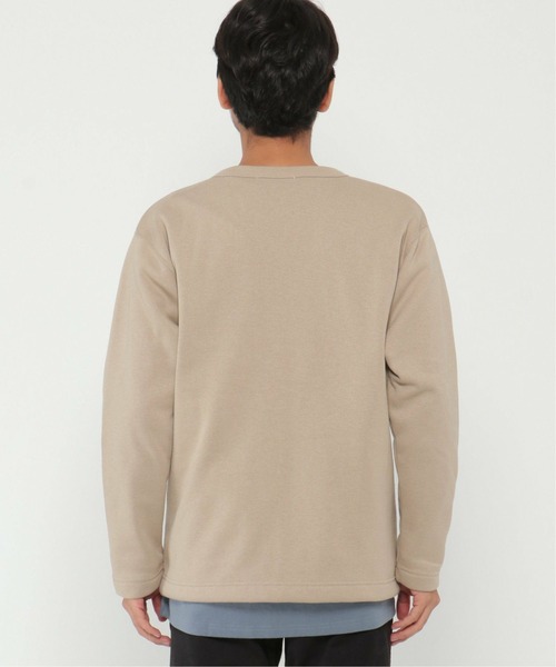 ikka(イッカ)の「裏フリースクルーネックカーデ 2(カーディガン/ボレロ・メンズ・グレー/ネイビー/ベージュ・S/M/L/XL)」の18枚目の写真