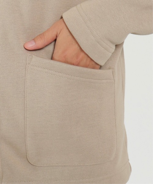 ikka(イッカ)の「裏フリースクルーネックカーデ 2(カーディガン/ボレロ・メンズ・グレー/ネイビー/ベージュ・S/M/L/XL)」の16枚目の写真