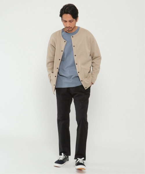 ikka(イッカ)の「裏フリースクルーネックカーデ 2(カーディガン/ボレロ・メンズ・グレー/ネイビー/ベージュ・S/M/L/XL)」の17枚目の写真