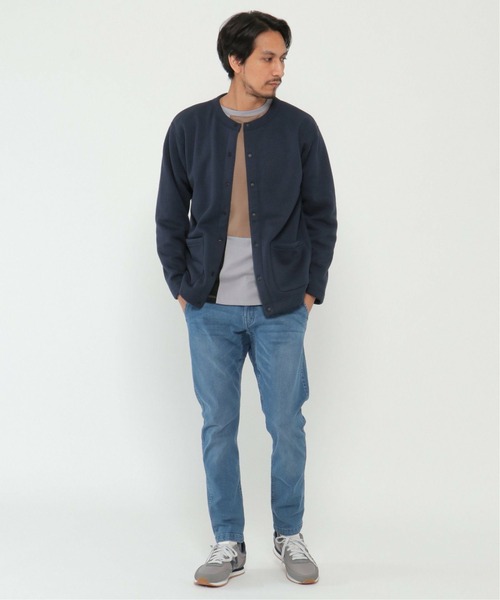 ikka(イッカ)の「裏フリースクルーネックカーデ 2(カーディガン/ボレロ・メンズ・グレー/ネイビー/ベージュ・S/M/L/XL)」の22枚目の写真