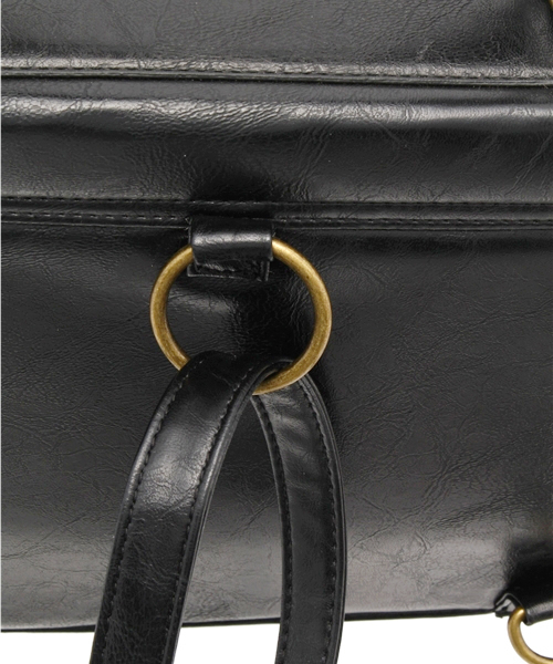 axes femme（アクシーズファム）の「ピアノモチーフＢａｇ（ショルダーバッグ・レディース・ワイン/ブラウン/ブラック・MEDIUM）」の6枚目の写真