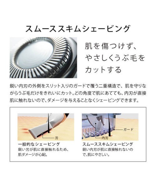 ReFa(リファ)の「リファ スキムシェーバー(美容器具・レディース・ホワイト/ピンク・FREE)」の3枚目の写真