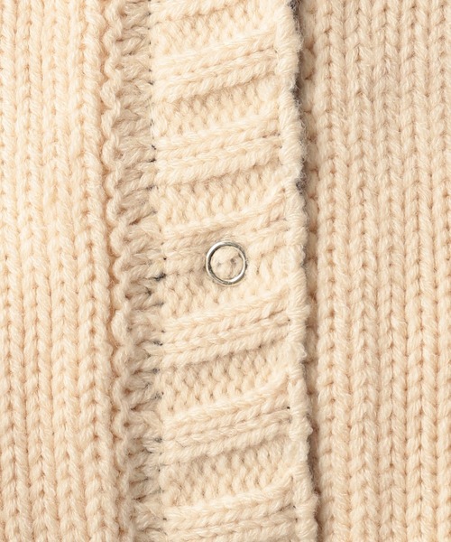 Heather（ヘザー）の「アウトリンキングニットカーディガン  259742（カーディガン/ボレロ・レディース・アイボリー/ブラック/グリーン・FREE）」の11枚目の写真