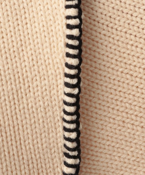 Heather（ヘザー）の「アウトリンキングニットカーディガン  259742（カーディガン/ボレロ・レディース・アイボリー/ブラック/グリーン・FREE）」の15枚目の写真