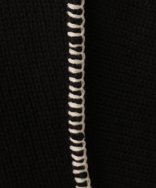 Heather（ヘザー）の「アウトリンキングニットカーディガン  259742（カーディガン/ボレロ・レディース・アイボリー/ブラック/グリーン・FREE）」の17枚目の写真