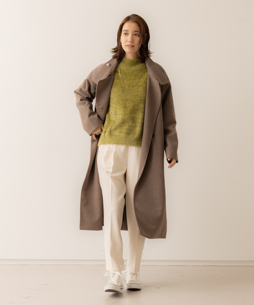 abahouse mavie（アバハウスマヴィ）の「ミックスフェザーヤーンプルオーバー（ニット/セーター・レディース・イエロー/ラベンダー/ライトグレー・フリー）」の16枚目の写真