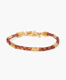 CHAN LUU | 編み込みレザー ブレスレット BGM-6071(ブレスレット)