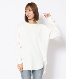 Munich | ストレッチサーマル　バックヘンリーネックロングプルオーバー(Tシャツ/カットソー)