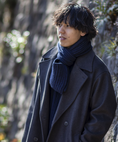 B.C STOCK(ベーセーストック)の「WOOLICK BEAVER ダブルコート(その他アウター・メンズ・ブラック/グレー・MEDIUM/LARGE)」の6枚目の写真