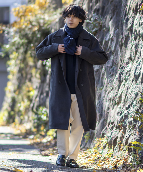 B.C STOCK(ベーセーストック)の「WOOLICK BEAVER ダブルコート(その他アウター・メンズ・ブラック/グレー・MEDIUM/LARGE)」の8枚目の写真