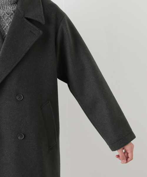 B.C STOCK(ベーセーストック)の「WOOLICK BEAVER ダブルコート(その他アウター・メンズ・ブラック/グレー・MEDIUM/LARGE)」の20枚目の写真