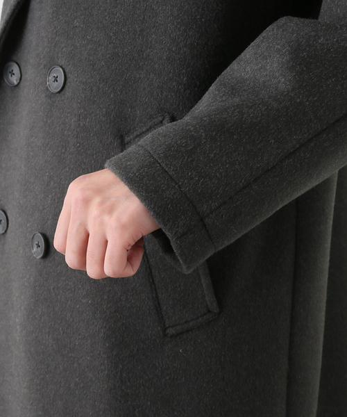 B.C STOCK(ベーセーストック)の「WOOLICK BEAVER ダブルコート(その他アウター・メンズ・ブラック/グレー・MEDIUM/LARGE)」の21枚目の写真