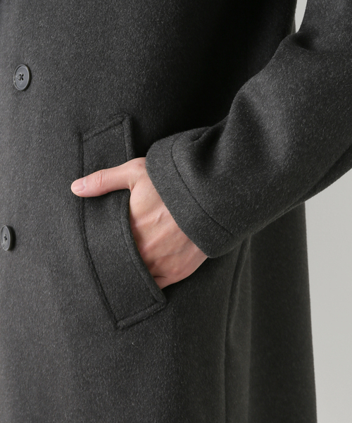 B.C STOCK(ベーセーストック)の「WOOLICK BEAVER ダブルコート(その他アウター・メンズ・ブラック/グレー・MEDIUM/LARGE)」の22枚目の写真