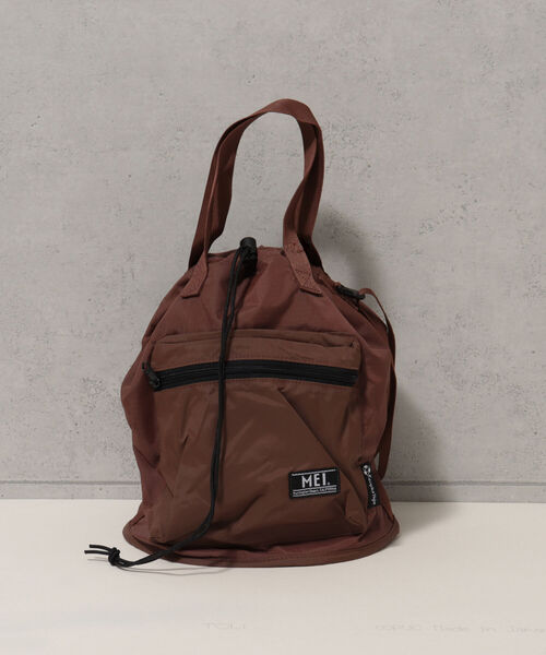 MEI（メイ）の「【MEI/メイ】サスティナブル ランタンバッグ（ショルダーバッグ・レディース・ブラック/ブラウン・FREE）」の8枚目の写真