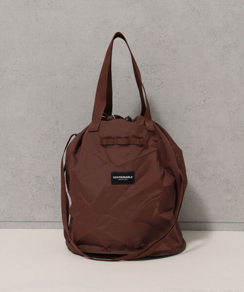 MEI（メイ）の「【MEI/メイ】サスティナブル ランタンバッグ（ショルダーバッグ・レディース・ブラック/ブラウン・FREE）」の10枚目の写真