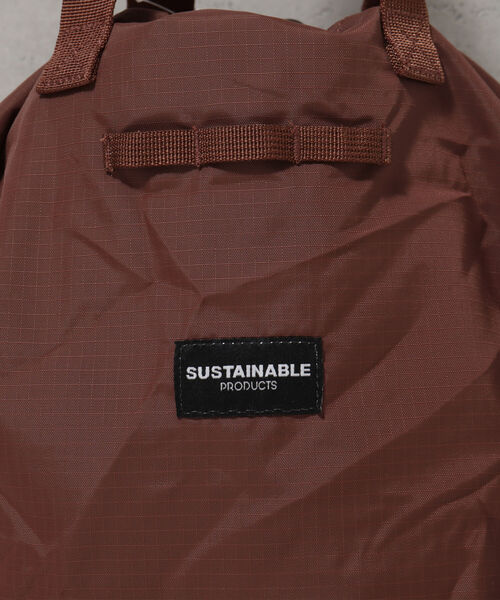 MEI（メイ）の「【MEI/メイ】サスティナブル ランタンバッグ（ショルダーバッグ・レディース・ブラック/ブラウン・FREE）」の13枚目の写真