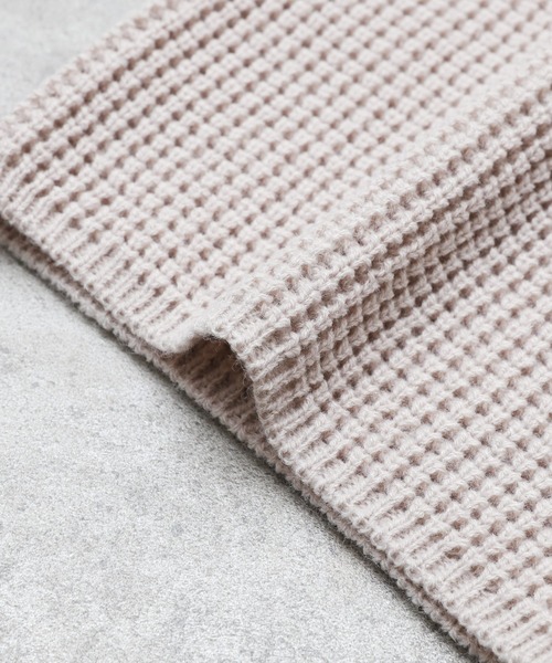 reca（レカ）の「ワッフル編みニットパンツ（その他パンツ・レディース・ブラック/グレー/グレイッシュベージュ・FREE）」の19枚目の写真