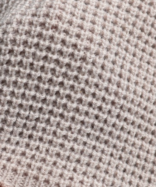 reca（レカ）の「ワッフル編みニットパンツ（その他パンツ・レディース・ブラック/グレー/グレイッシュベージュ・FREE）」の8枚目の写真