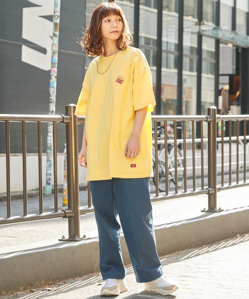 Dickies/ディッキーズ ビックシルエットロゴプリントコットン半袖T