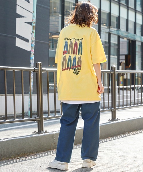 Dickies/ディッキーズ ビックシルエットロゴプリントコットン半袖T