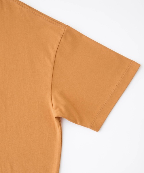 Dickies（ディッキーズ）の「Dickies/ディッキーズ ビックシルエットロゴプリントコットン半袖Tシャツ（Tシャツ/カットソー・レディース・ホワイト/ブラック/イエロー/オレンジ/ブルー/オートミール・M/L）」の14枚目の写真