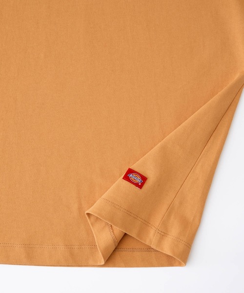 Dickies（ディッキーズ）の「Dickies/ディッキーズ ビックシルエットロゴプリントコットン半袖Tシャツ（Tシャツ/カットソー・レディース・ホワイト/ブラック/イエロー/オレンジ/ブルー/オートミール・M/L）」の15枚目の写真