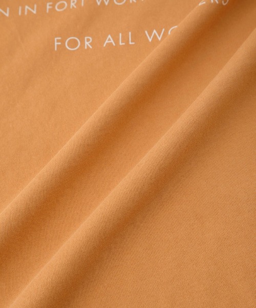 Dickies（ディッキーズ）の「Dickies/ディッキーズ ビックシルエットロゴプリントコットン半袖Tシャツ（Tシャツ/カットソー・レディース・ホワイト/ブラック/イエロー/オレンジ/ブルー/オートミール・M/L）」の16枚目の写真