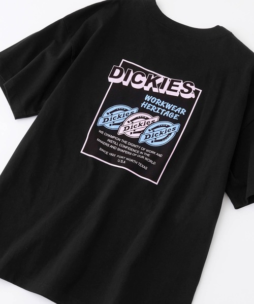 Dickies/ディッキーズ ビックシルエットロゴプリントコットン