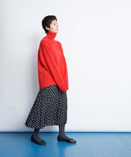 LA MARINE FRANCAISE（マリン フランセーズ）の「起毛タートルネックプルオーバー（ニット/セーター・レディース・ネイビー/グレー/レッド/イエロー・F）」の14枚目の写真