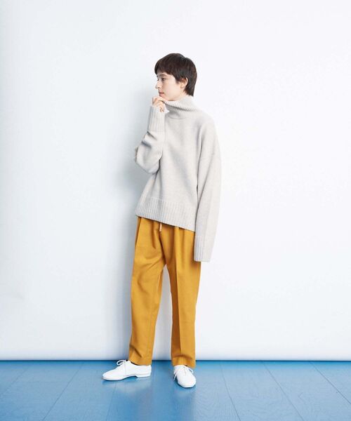 LA MARINE FRANCAISE（マリン フランセーズ）の「起毛タートルネックプルオーバー（ニット/セーター・レディース・ネイビー/グレー/レッド/イエロー・F）」の20枚目の写真