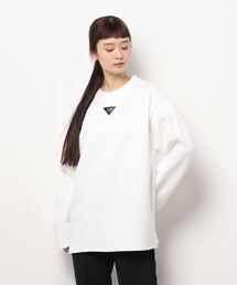 ANDGEEBEE | UNISEX ワンポイントジャガードワッフルトップス(Tシャツ/カットソー)