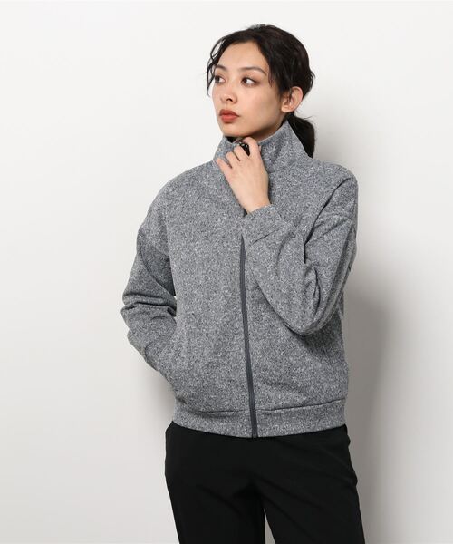 IGNIO（イグニオ）の「イグニオ  ニットフリースフルジップジャケット（その他アウター・レディース・ダークグレー/グレー・XL/L/S/M）」の2枚目の写真