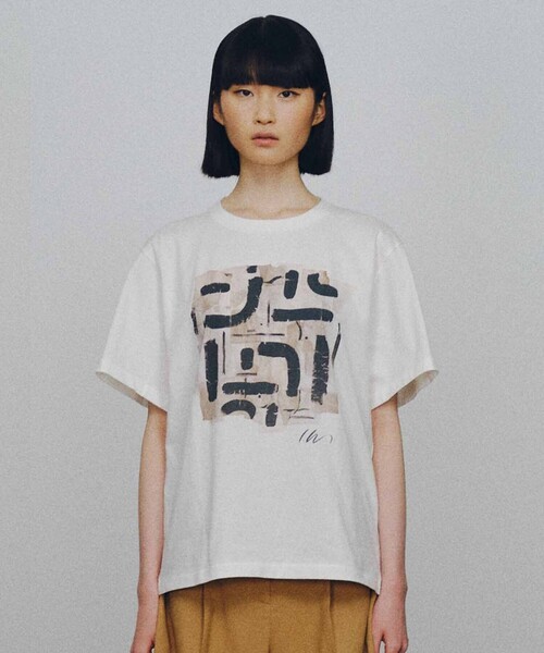 JOSEPH STUDIO（ジョゼフストゥディオ）の「LEE TEE MONTAGE（Tシャツ/カットソー・レディース・ホワイト系・SMALL/MEDIUM/LARGE/LL）」の10枚目の写真