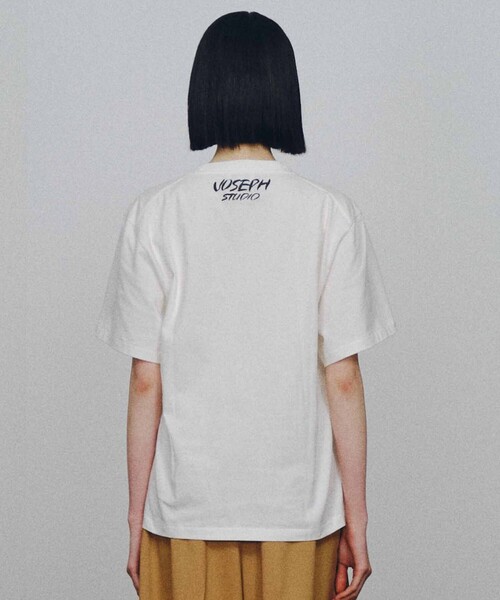 JOSEPH STUDIO（ジョゼフストゥディオ）の「LEE TEE MONTAGE（Tシャツ/カットソー・レディース・ホワイト系・SMALL/MEDIUM/LARGE/LL）」の12枚目の写真