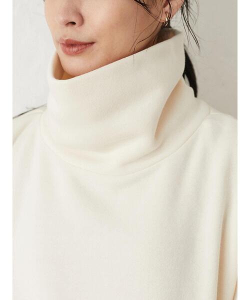 ELENCARE DUE(エレンカーレデュエ)の「・ELENCARE DUEオフタートルキモウプルオーバー*(スウェット・レディース・ネイビー/オフホワイト/ピンク/グリーン・FREE)」の10枚目の写真