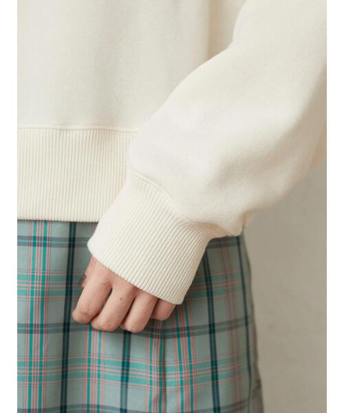 ELENCARE DUE(エレンカーレデュエ)の「・ELENCARE DUEオフタートルキモウプルオーバー*(スウェット・レディース・ネイビー/オフホワイト/ピンク/グリーン・FREE)」の11枚目の写真