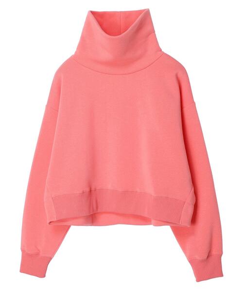 ELENCARE DUE(エレンカーレデュエ)の「・ELENCARE DUEオフタートルキモウプルオーバー*(スウェット・レディース・ネイビー/オフホワイト/ピンク/グリーン・FREE)」の4枚目の写真