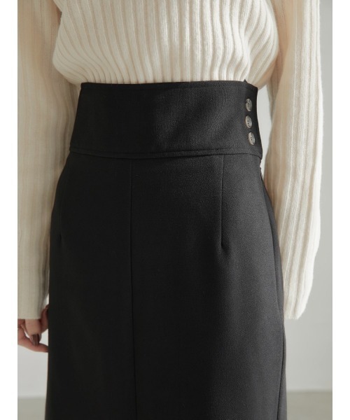 amel（エイメル）の「サイドボタンタイトスカート（スカート・レディース・ブラック・FREE）」の12枚目の写真