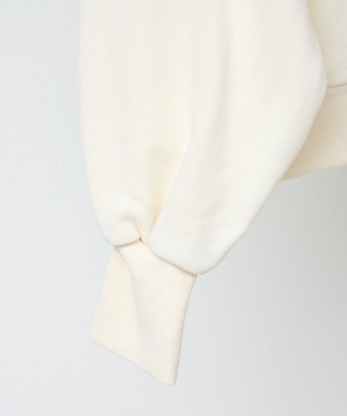 COLONY 2139（コロニートゥーワンスリーナイン）の「ハーフジップ裏毛プルオーバー/ハーフZip裏毛トップス（スウェット・レディース・ブラック/オレンジ/イエロー/オフホワイト/グレー・FREE）」の8枚目の写真