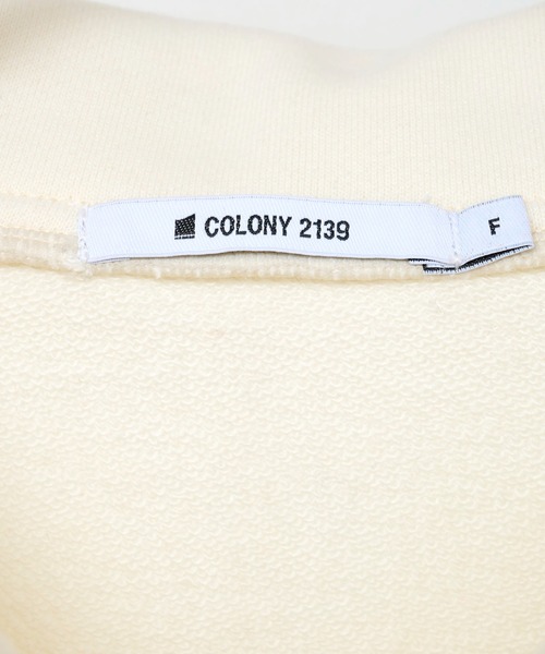 COLONY 2139（コロニートゥーワンスリーナイン）の「ハーフジップ裏毛プルオーバー/ハーフZip裏毛トップス（スウェット・レディース・ブラック/オレンジ/イエロー/オフホワイト/グレー・FREE）」の13枚目の写真